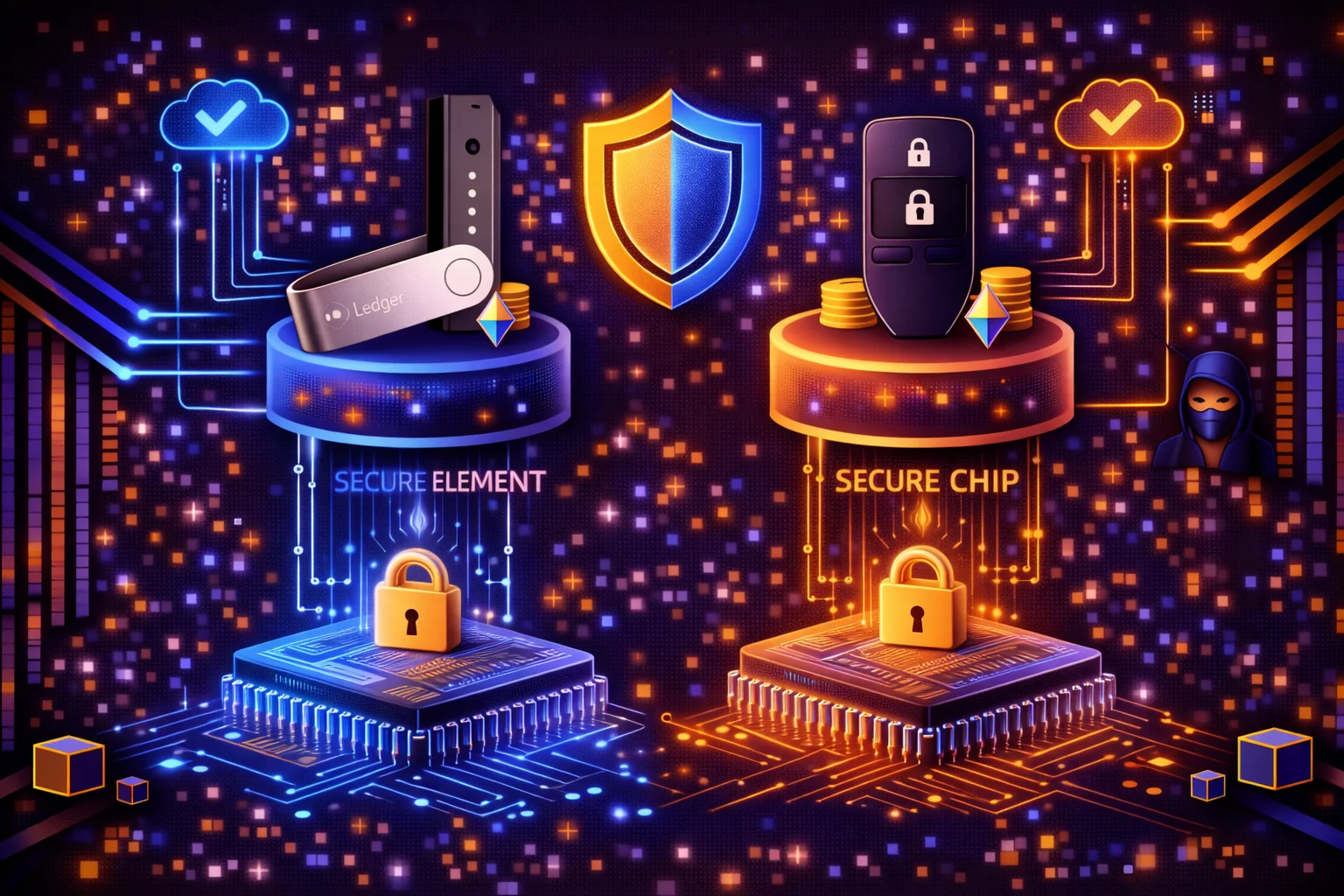 Comparison of four hardware wallet security architectures: secure element, open-source, air-gap, and NFC seedless