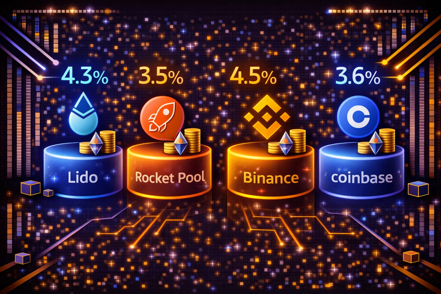 Liquid staking reward rates and risk profiles for conservative, moderate, and aggressive yield strategies